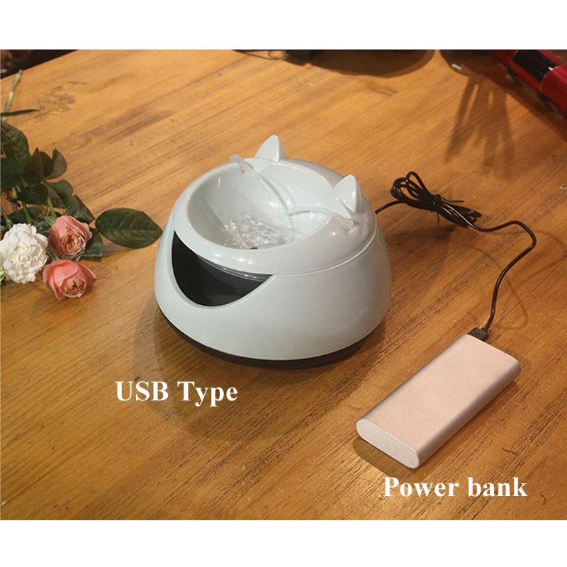 Automatic Luminous Pets Water Fountain For Cats Fountain Dogs USB Electric Water Dispenser Drinking Bowls For A Cat