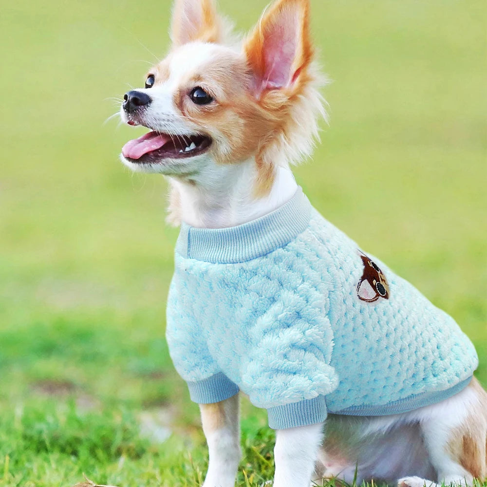 Puppy Dog Clothes Winter Warm Pet Cat Clothes Chihuahua Yorkshire Small Dogs Cats Coat Pets Clothing Outfit Ropa Perro Schnauzer